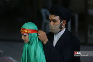 سوگواره ریحانه الحسین(ع) در حرم بانوی کرامت 