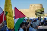 اجتماع مردم شیراز در محکومیت جنایات اسرائیل بر علیه مردم مظلوم لبنان و فلسطین