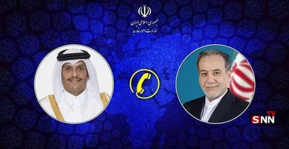 گفت&zwnj;وگوی تلفنی وزرای امور خارجه جمهوری اسلامی ایران و قطر