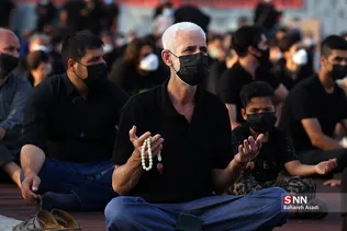 خیمه سوزان عصر عاشورا در میدان امام حسین
