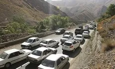 ترافیک نیمه‌سنگین در محور تهران-آمل/ پرترددترین جاده آزادراه تهران-قزوین