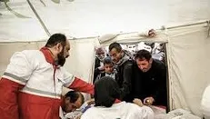خدمت رسانی ۵٠ نیروی درمانی و امدادی هلال احمر کرمان به زائران اربعین