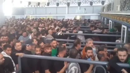 جمعیت عزاداران حسینی در گیت&zwnj;های مرز مهران