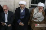 حجت‌الاسلام والمسلمین علی اکبر ناطق نوری عضو مجمع تشخیص مصلحت نظام و حجت‌الاسلام والمسلمین مصطفی پور محمدی وزیر سابق دادگستری