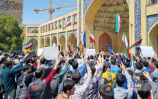 تجمع دانشگاهیان دانشگاه‌های شریف و امیرکبیر و علم صنعت در حمایت از پاسخ موشکی و پهپادی ایران به صهیونیست‌ها +تصاویر