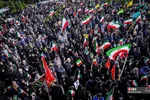 اجتماع مردم شیراز برای بیعت با آیت‌الله سید مجتبی خامنه‌ای