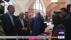 بازدید امیرعبداللهیان، وزیر خارجه از نمایشگاه صنایع دستی ایرانیان در ارمنستان