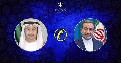 تماس تلفنی وزرای امور خارجه ایران و امارات