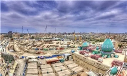 تسریع در اجرای پروژه ساخت صحن حضرت زینب(س)/ ۳ ماه دیگر پایان ساخت دیوار حائل