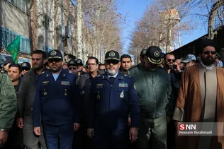 تشییع پیکر امیر سرتیپ دوم خلبان شهید محمدرضا رحمانی