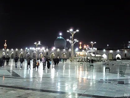 تشییع شهید حججی به صحن جامع رضوی انتقال یافت