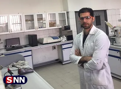 تولید آزمایشگاهی اسپری ضدعفونی&zwnj;کننده دست در واحد پژوهش و فناوری بسیج دانشجویی بوشهر