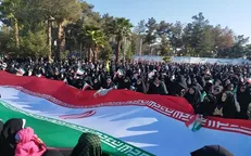 تشییع با عظمت و پرشکوه شهدای امنیت در استان همدان