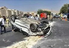 ثبت ۸۲۷ فقره تصادف به دلیل عدم توانایی در کنترل وسیله نقلیه/ ۷۵ درصد تصادفات فوتی در بزرگراه‌ها رخ داده است