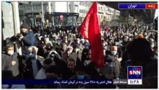 نگاه‌های ملتمس مردم به کاروان شهدای گمنام
