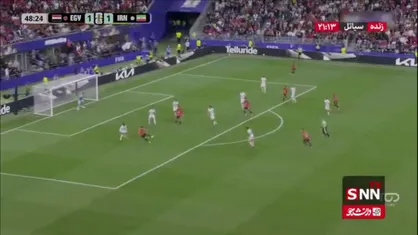 شوت ترزگه با واکنش بیرانوند مواجه شد /ایران 1 - 1 مصر