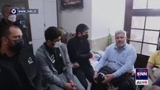 گزارش از بازدید اعضای تیم ملی کشتی آزاد و فرنگی از آسایشگاه جانبازان ثارالله