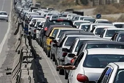 ترافیک سنگین در محور&zwnj;های آزادراه تهران-قم و آزادراه تهران-شمال