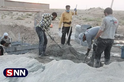 جهادگران بسیجی دانشگاه شهید چمران اهواز در بخش غیزانیه به مردم خدمت کردند + عکس
