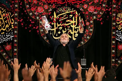 صوت/ مداحی شب ششم محرم/ حاج منصور ارضی