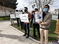 دانشجویان خراسان شمالی مقابل استانداری تجمع کردند + فیلم