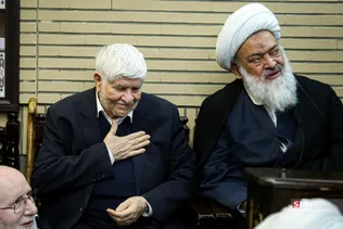 مراسم گرامیداشت شهید علی لاریجانی در مسجد بلال صدا و سیما