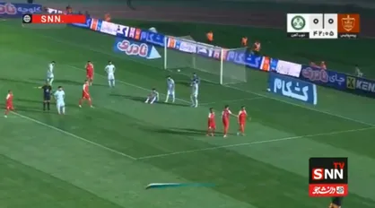 فیلم گل اول پرسپولیس به ذوب آهن توسط علیپور