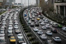 ترافیک سنگین در تهران همزمان با برگزاری آزمون سراسری