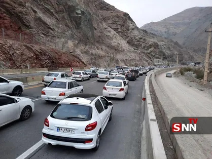 جاده کندوان و آزادراه تهران شمال یک طرفه شد