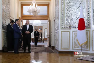 دیدار ظریف با وزیر امور خارجه ژاپن