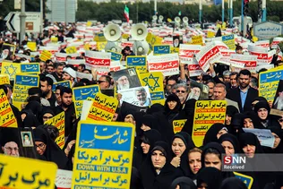 راهپیمایی مردم اهواز در محکومیت ترور حاج قاسم سلیمانی