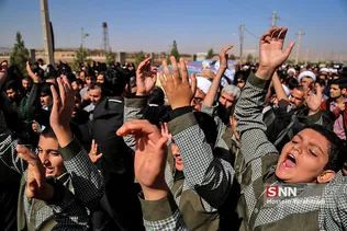 تشییع و تدفین دو شهید گمنام در دانشگاه پیام نور قم