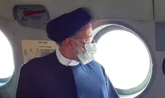 بازدید هوایی رئیس جمهور از دریاچه ارومیه