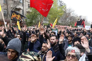 سوگواری شهادت سردار سلیمانی در دانشگاه تهران