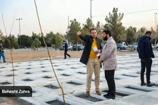 رونمایی از الگوی جدید و ابتکاری آماده‌سازی قبور و مناسب‌سازی قطعات عمومی، در «قطعه ۲۰۷ جدید»