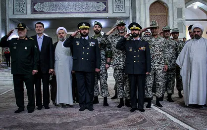 تجدید پیمان فرماندهان پدافند هوایی با آرمان&zwnj;های امام خمینی (ره)
