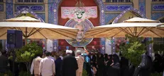 کرمانی‌ها از جوار مزار حاج قاسم فریاد مرگ بر اسراییل سر دادند+فیلم