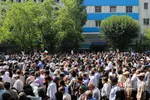 مراسم تشییع پیکر مطهر ۱۵۰ شهید دفاع مقدس در تهران