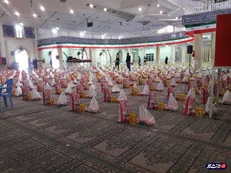 ۱۰۰۰ بسته غذایی در بین نیازمندان همدانی به همت بسیج دانشجویی توزیع شد