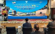 بهره برداری از ۳۱۹ دستگاه ناوگان ریلی جدید