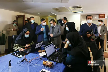 بازدید وزیر ارشاد از ستاد نمایشگاه مجازی کتاب تهران