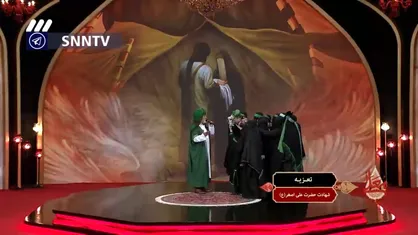 اجرای تعزیه جانگداز حضرت علی اصغر در حسینیه معلی