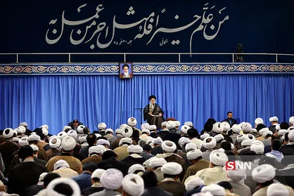 نخستین جلسه درس خارج فقه حضرت آیت&zwnj;الله خامنه&zwnj;ای در سال تحصیلی جدید