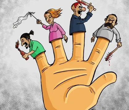 کاریکاتور فتنه&zwnj;های انگلیسی