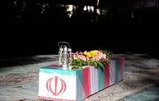 مراسم وداع با نخستین بانوی شهید تفحص‌شده در کشور از معراج شهدا