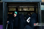 حرکت دسته عزاداری دانشگاه تهران به سمت بیت رهبری