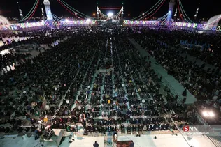 مسجد جمکران در شب نیمه شعبان 