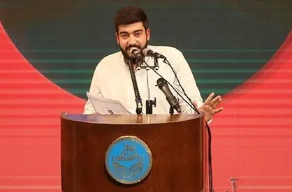 صحبت&zwnj;های دبیر انجمن اسلامی دانشجویان مستقل دانشگاه تهران مقابل حجت الاسلام رئیسی