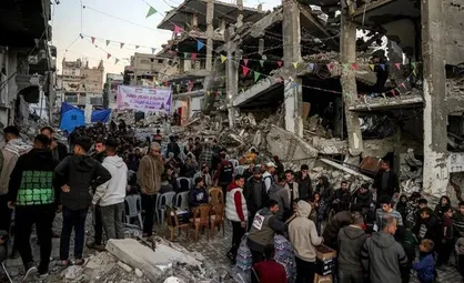 ساکنان غزه با وجود ویرانی&zwnj;ها با شادی به استقبال ماه رمضان رفتند