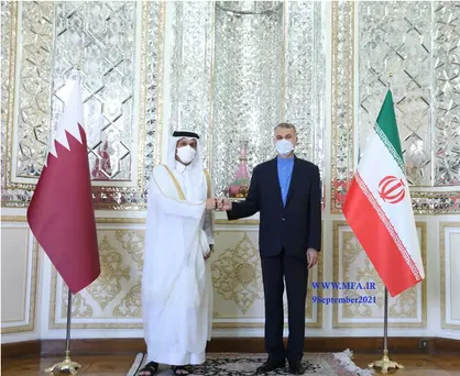 دیدار وزیر خارجه قطر با &laquo;حسین امیر عبداللهیان&raquo; در جریان سفر به تهران| &laquo;شیخ محمد آل ثانی&raquo; حامل پیامی از واشنگتن است؟